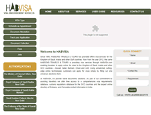 Tablet Screenshot of habvisa.com